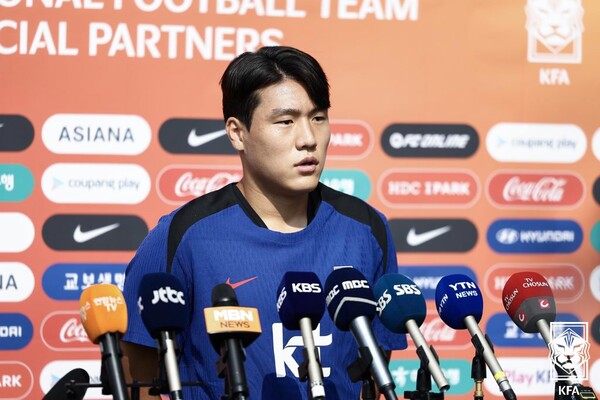 李昊宰：立志超越自己的父亲，会尽我所能冲向对方球门取得进球