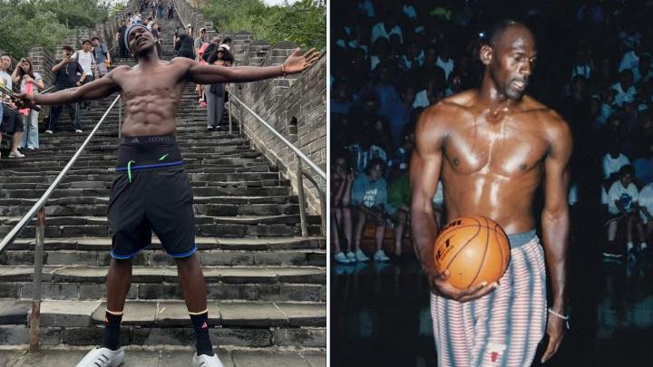 星空体育app下载-太夸张！华子现在体脂率仅有3.5% 乔丹巅峰期最低也才4%